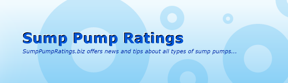 Sump Pump Ratings